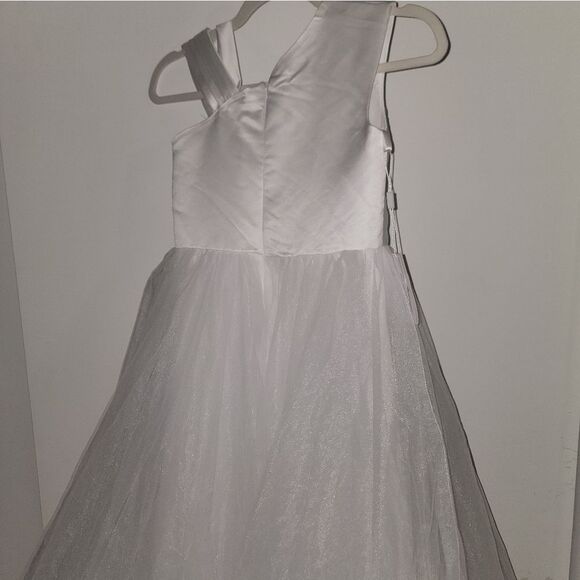 🆕️👗New Trend Flower Girl Dress, First Communion Dress, White - Sz 10 - Picture 7 of 11